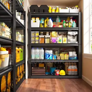 Home Shelving ; Multi-Tier Modern Iron Display Shelf