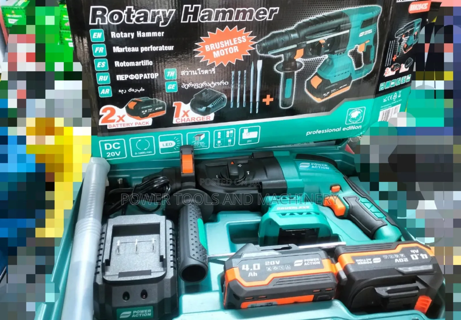 Power Action Cordless Rotary Hammer
20volts