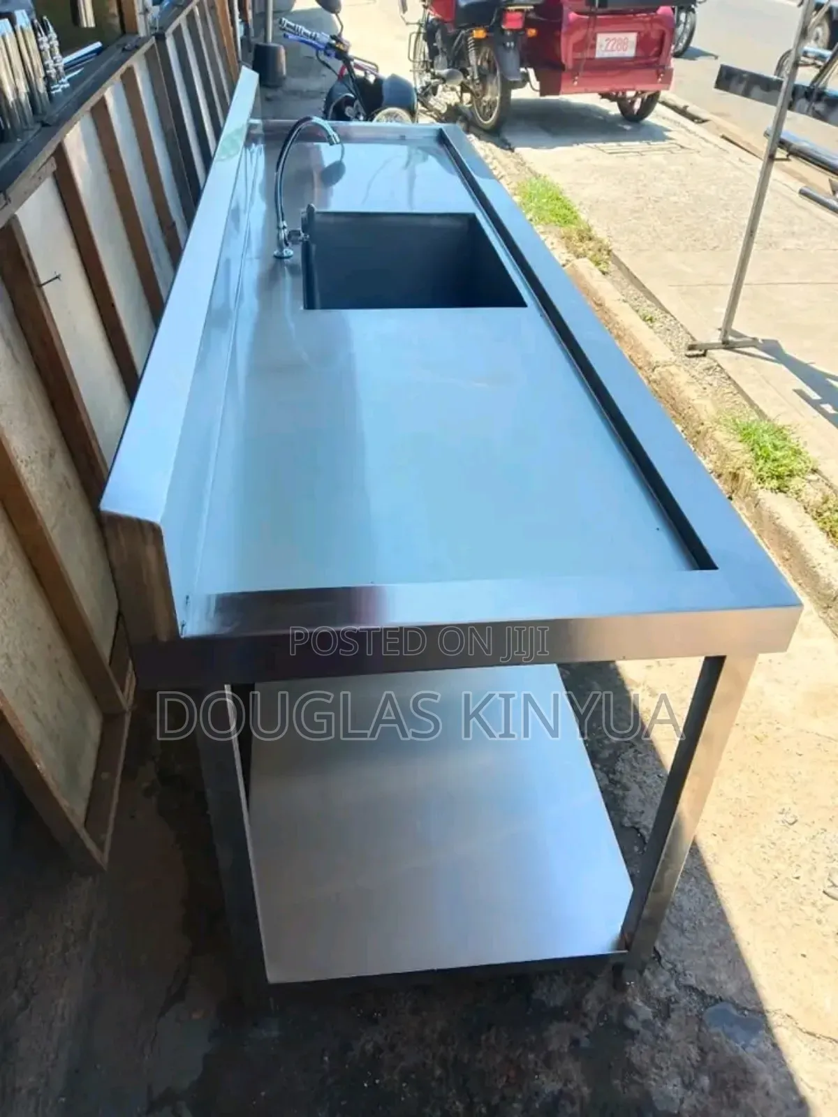 Stainless Steel Commercial Washing Sink Single Bowl ( Deep Basin Sink)