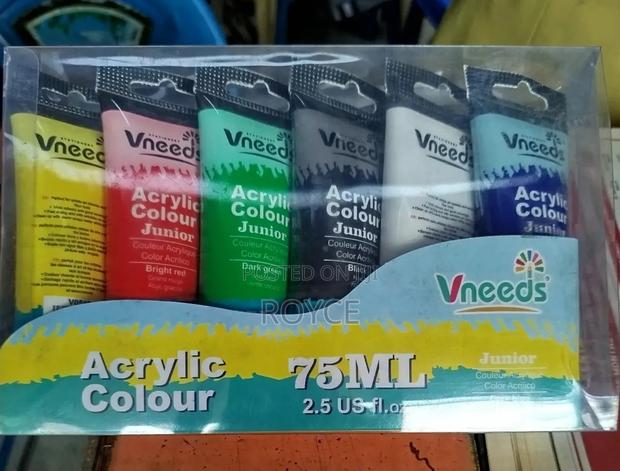 Vneed Acrylic Colour Set- 6pcs - thumbnail 3