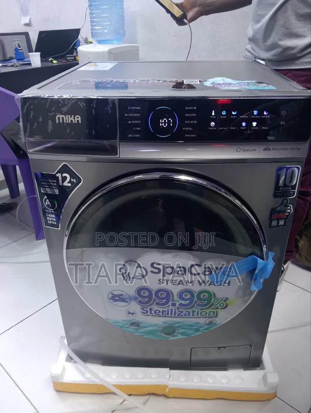 Mika 12kg Front Load Washing Machine Mwaf13312dsv - main view