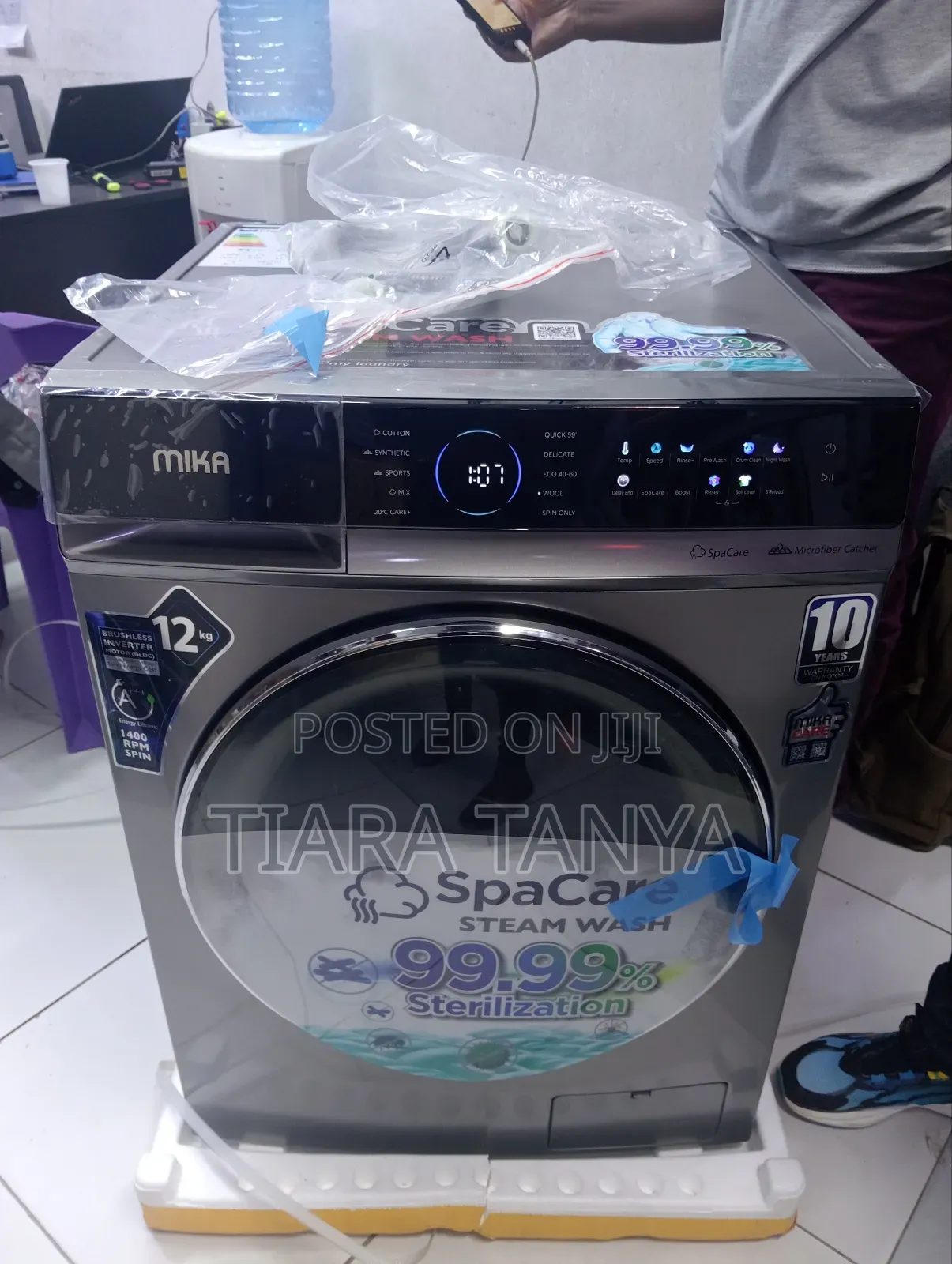Mika 12kg Front Load Washing Machine Mwaf13312dsv