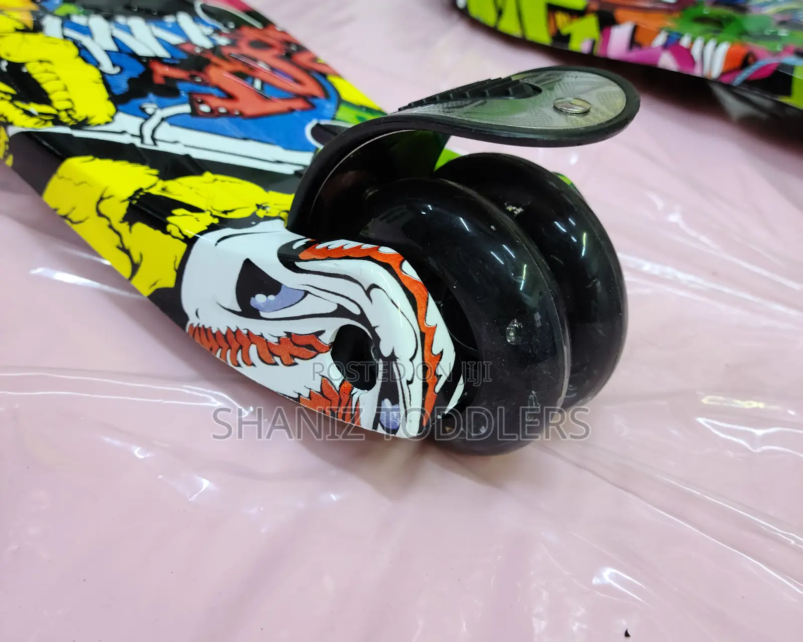 Foldable Adjustable Kids Scooter With Led Flashing Wheels