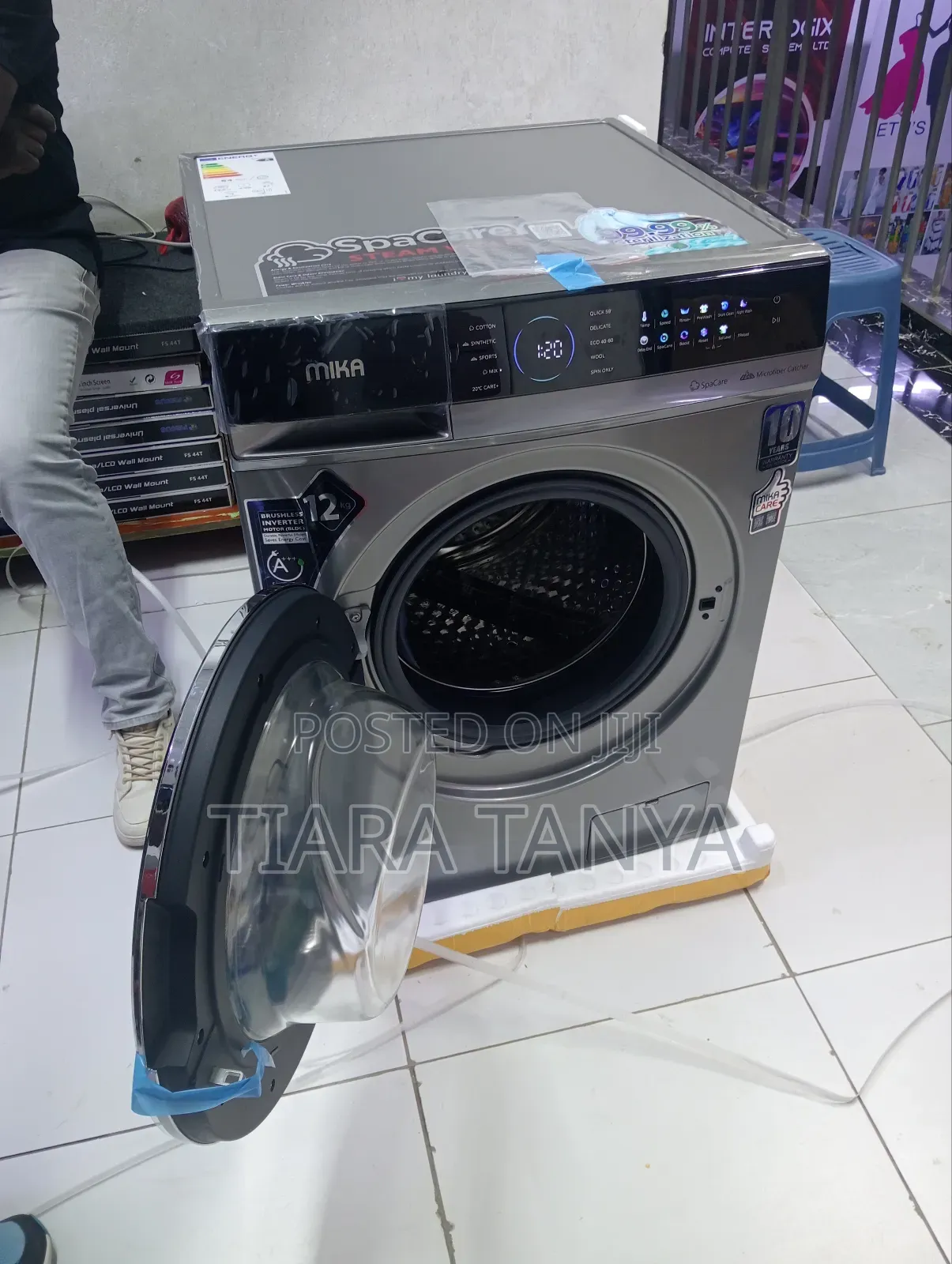 Mika 12kg Front Load Washing Machine Mwaf13312dsv