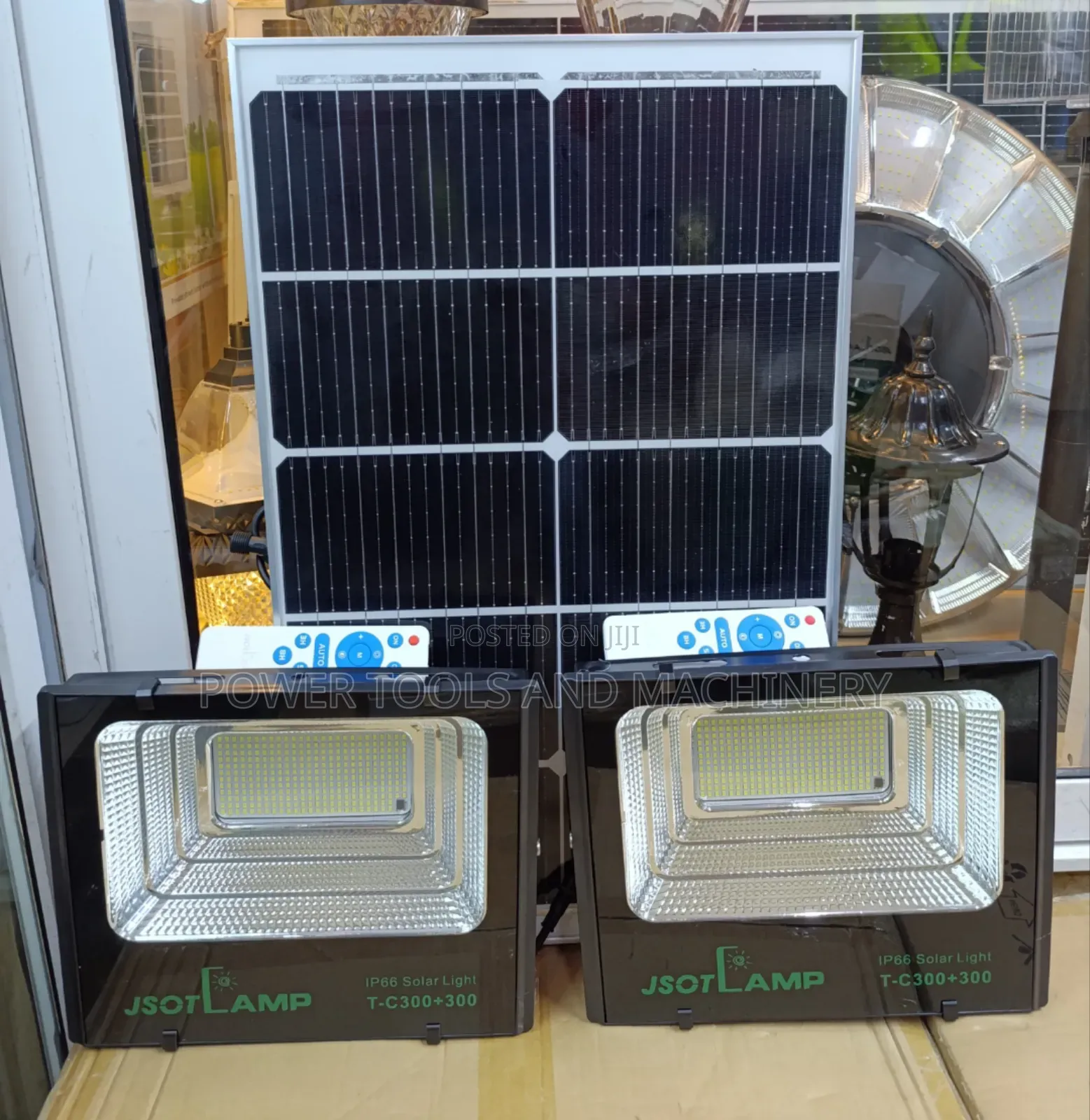 *2in1 300w+300w Solar Floodlight*