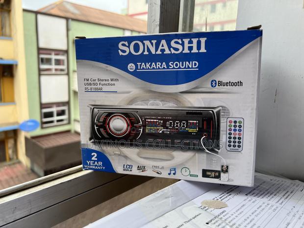 Sonashi Brand New Car Radios With. Bluetooth, Fm, Usb. Aux