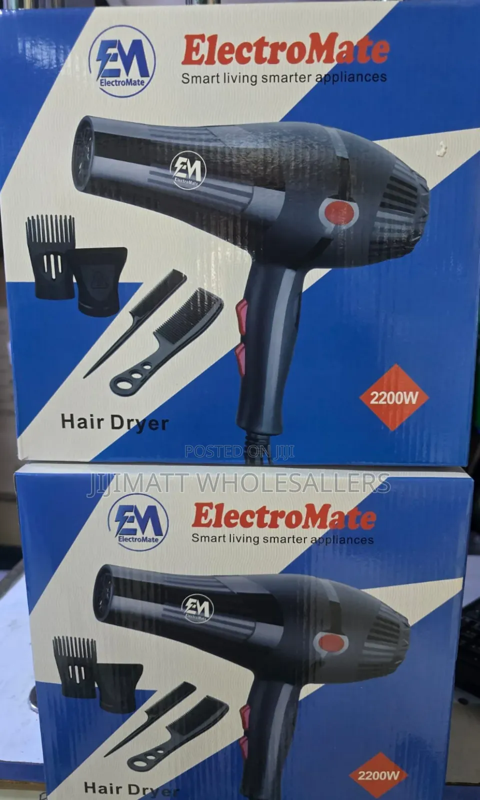 Electromate Hair Dryer Available