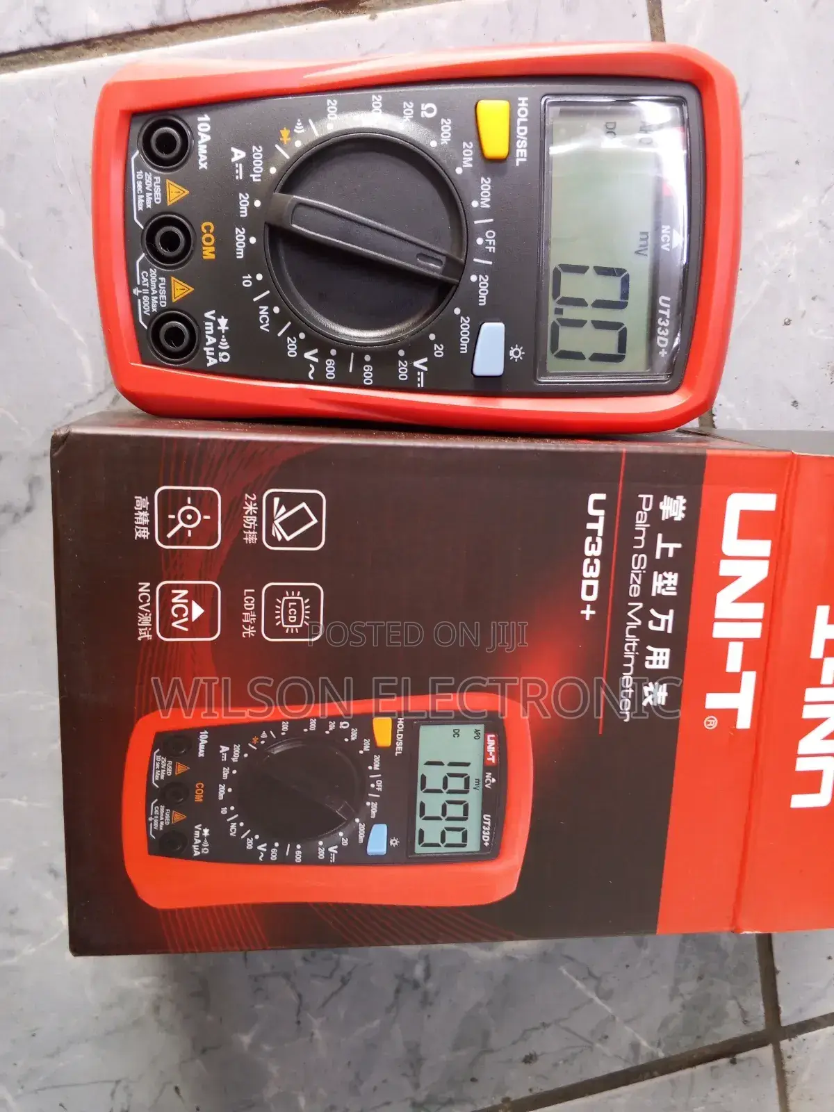 Uni-T Palm Size Multimeter. Ut33d+