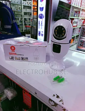 Wireless Indoor Bulb Camera Dual Lens Hd Night Vision Ip Camera