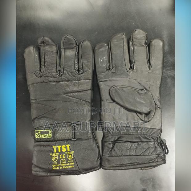 Leather Motorbike Gloves - Ttst