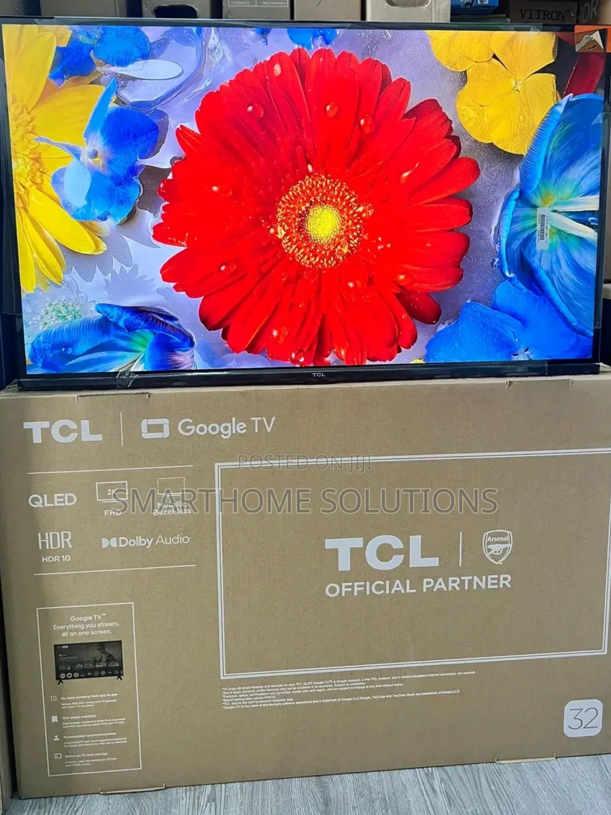 Tcl 32" Smart Google Qled Tv – Smart, Sleek Stunning!