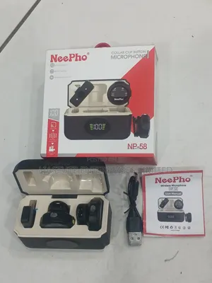 Np-58 Neepho Clip-on Wireless Mic – Long Battery Noise Cancellation