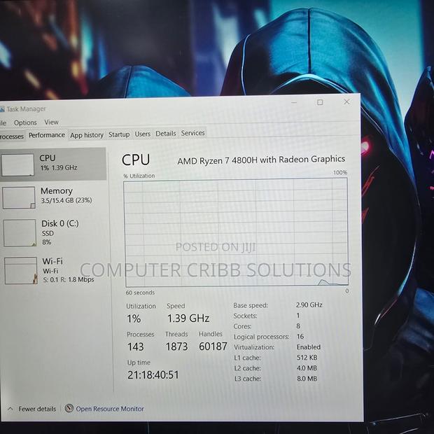 Laptop HP Omen 15 16GB AMD Ryzen 7 SSD 512GB - thumbnail 6