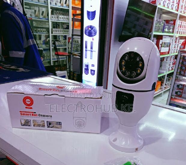 Night Vision Dual Lens Bulb CCTV Full Hd Smart Wifi Security Camera - main view