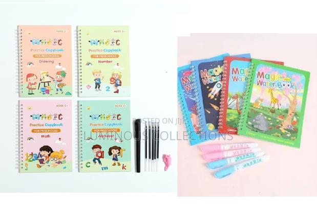 4 Sank Magic Copy Books+ 10 Pens+ 4 Water Color Books - main view