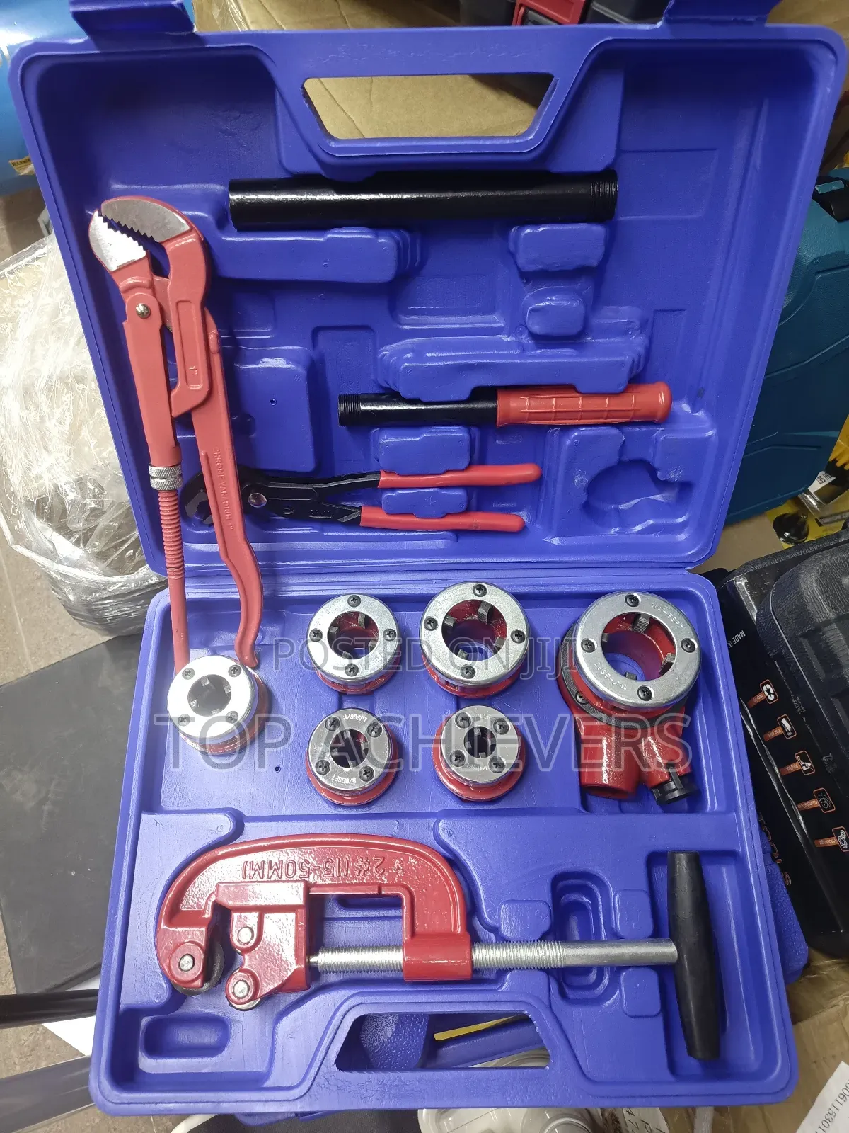 Pipe Threader Kit With 6 Dies,Pipe Cutters