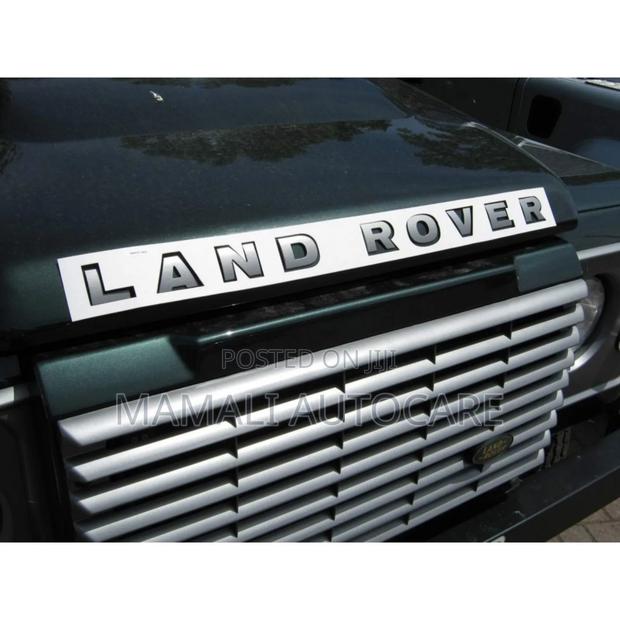 Land Rover Silver Rear/Front Logo Badge - main view
