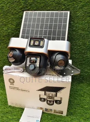 V380 Pro Solar Street Light PTZ Flood Light 4g Camera 24/7 Smart .