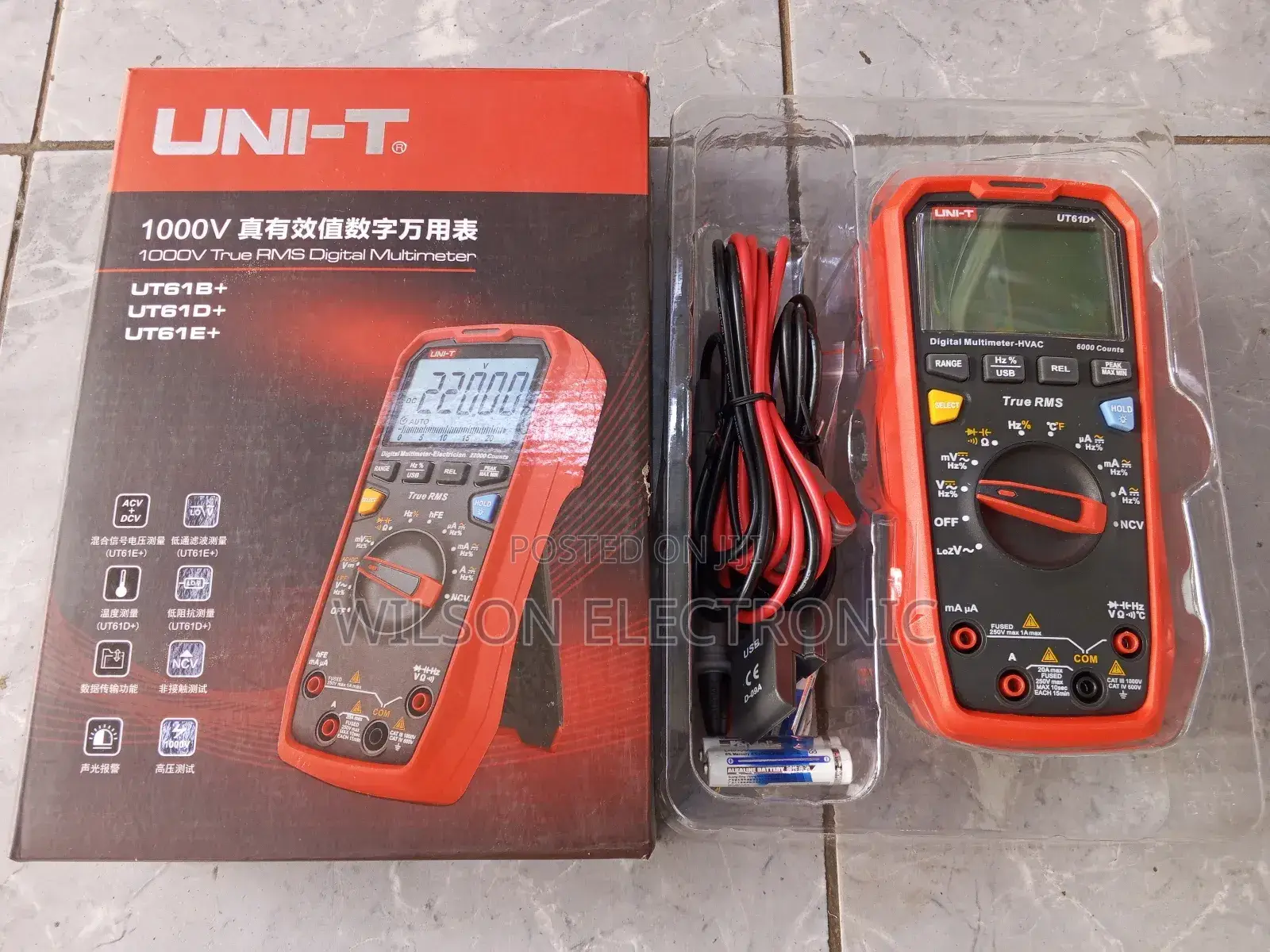 Digital Meter True Rms.Ut61d+