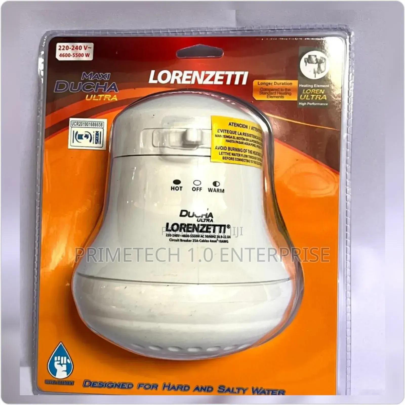Lorenzetti Original Salty Instant Shower