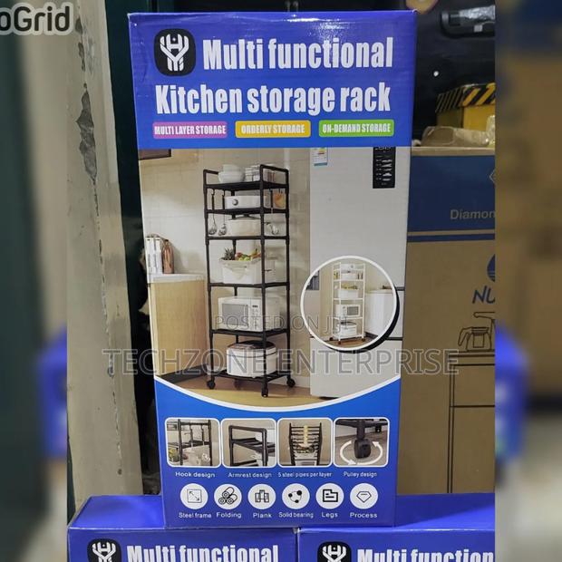 Multifunctional Kitchen Floor Stand With Wheels 
