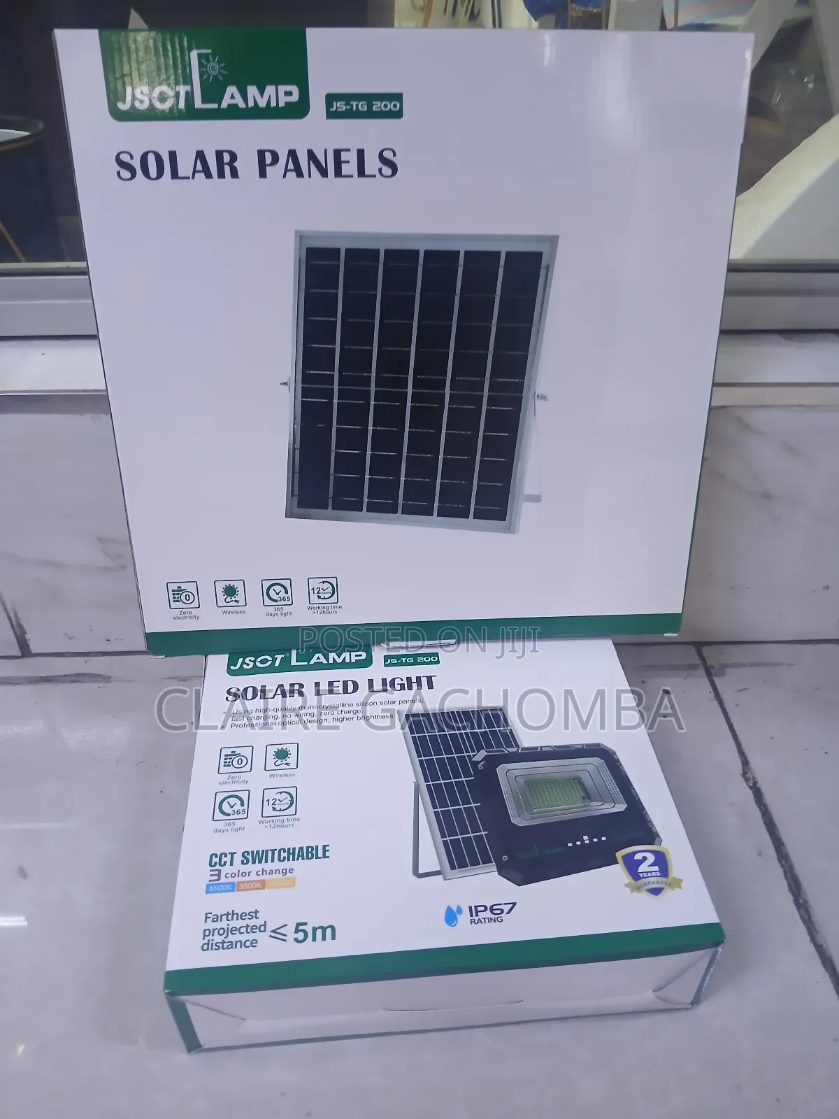 Js-Tg 200watts Solar Floodlight