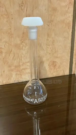 Volumetric Flask 50ml (Pyrex) Class A Tough And Durable