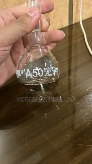 Volumetric Flask 50ml (Pyrex) Class A Tough And Durable