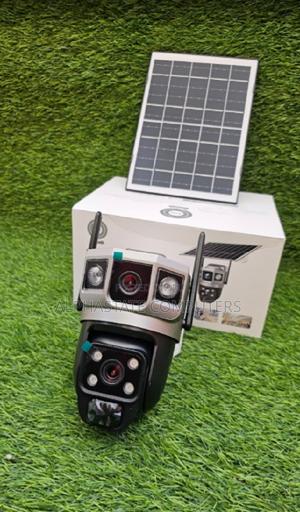 V380 4g Dual Lens Triple Screen 4.0mp Solar Low Energy Security Camera - thumbnail 2