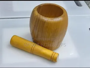 Bamboo Mortal and Pestle