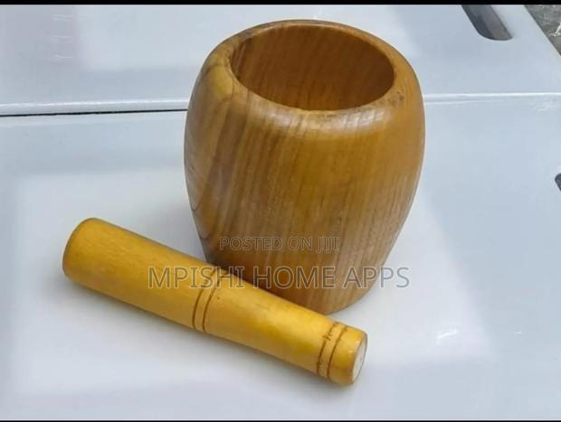 Bamboo Mortal and Pestle - thumbnail 3
