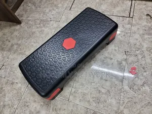 2-Level Adjustable Steppers for Exercise, Compact and Lightweight.