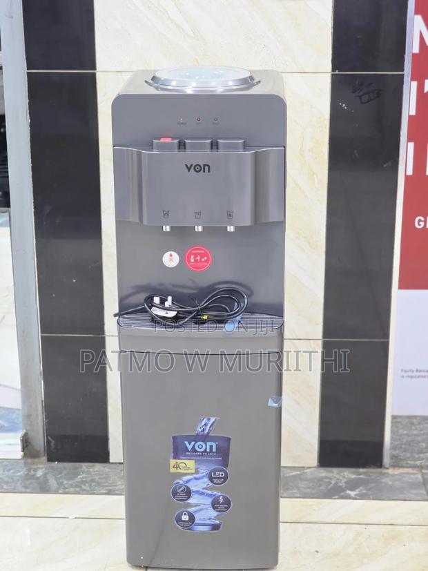 Water Dispenser Von Water Dispenser Hot Normal and Cold Grey
