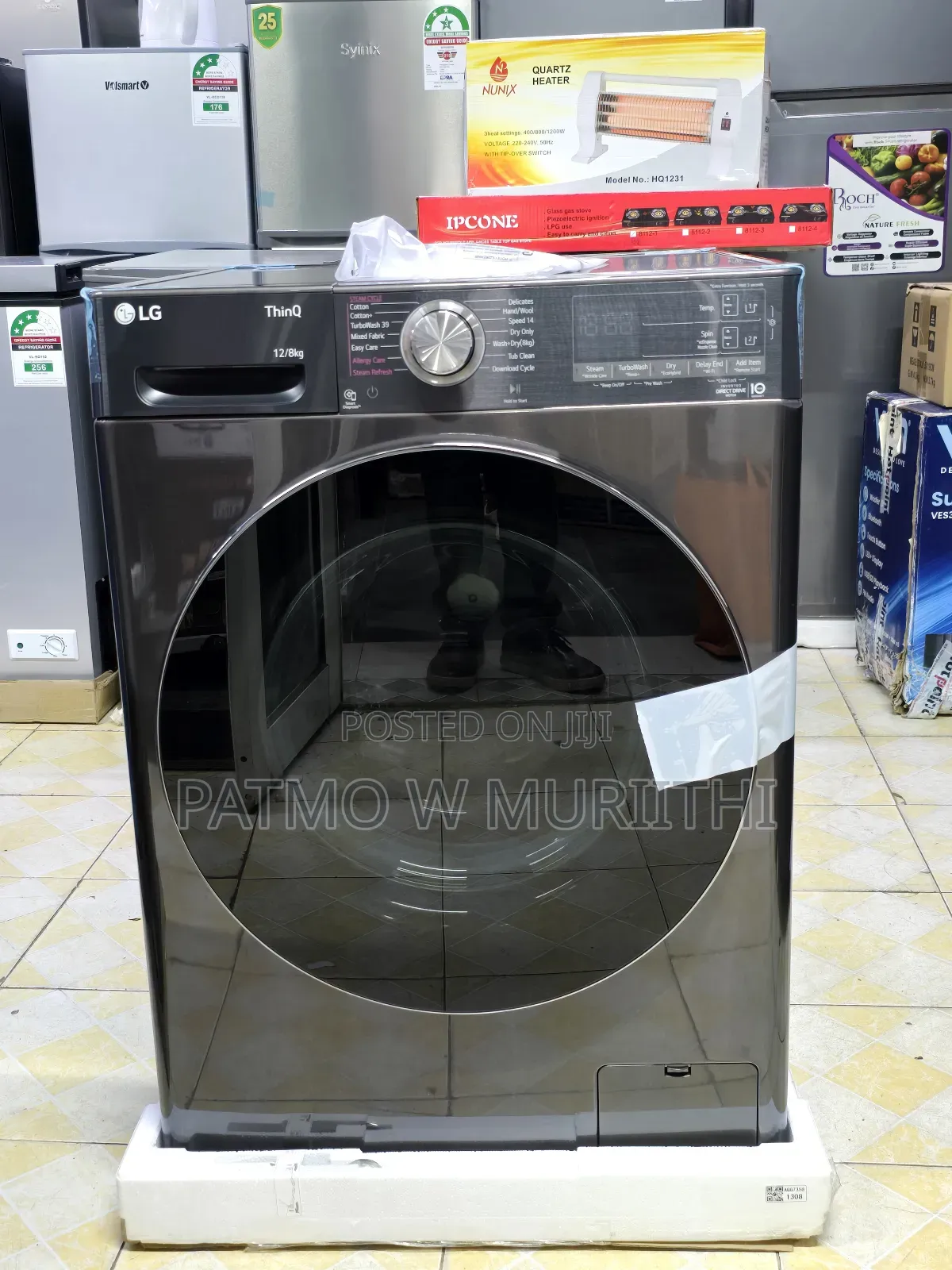 Lg Washing Machine 12kg/8kg Wash and Dry Thinq