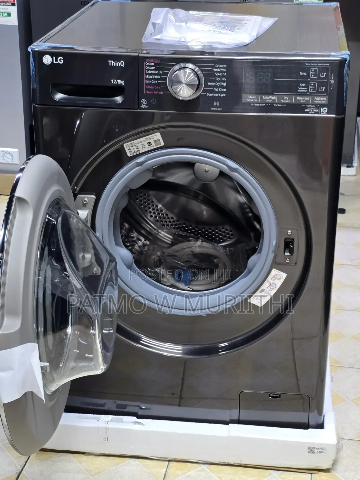 Lg Washing Machine 12kg/8kg Wash and Dry Thinq