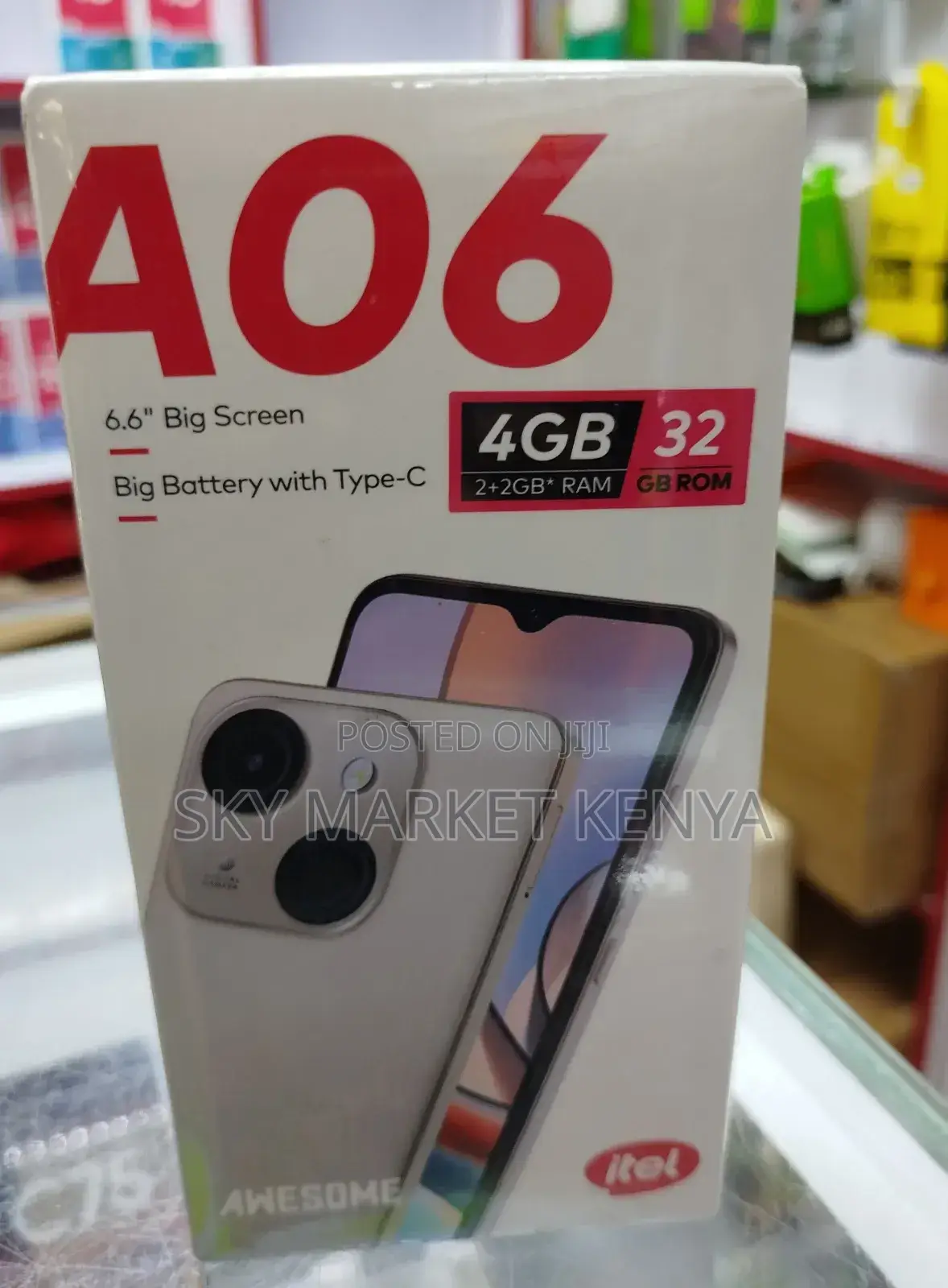 New Itel A06 32 GB Gray