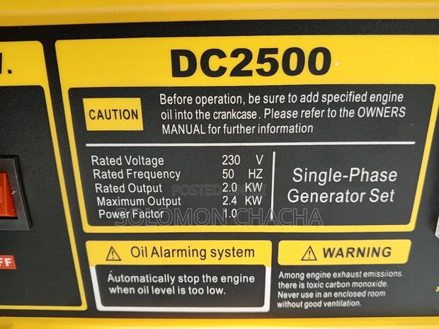 Japan Daichi 2.4kva Gasoline Generator Low Noise - thumbnail 2