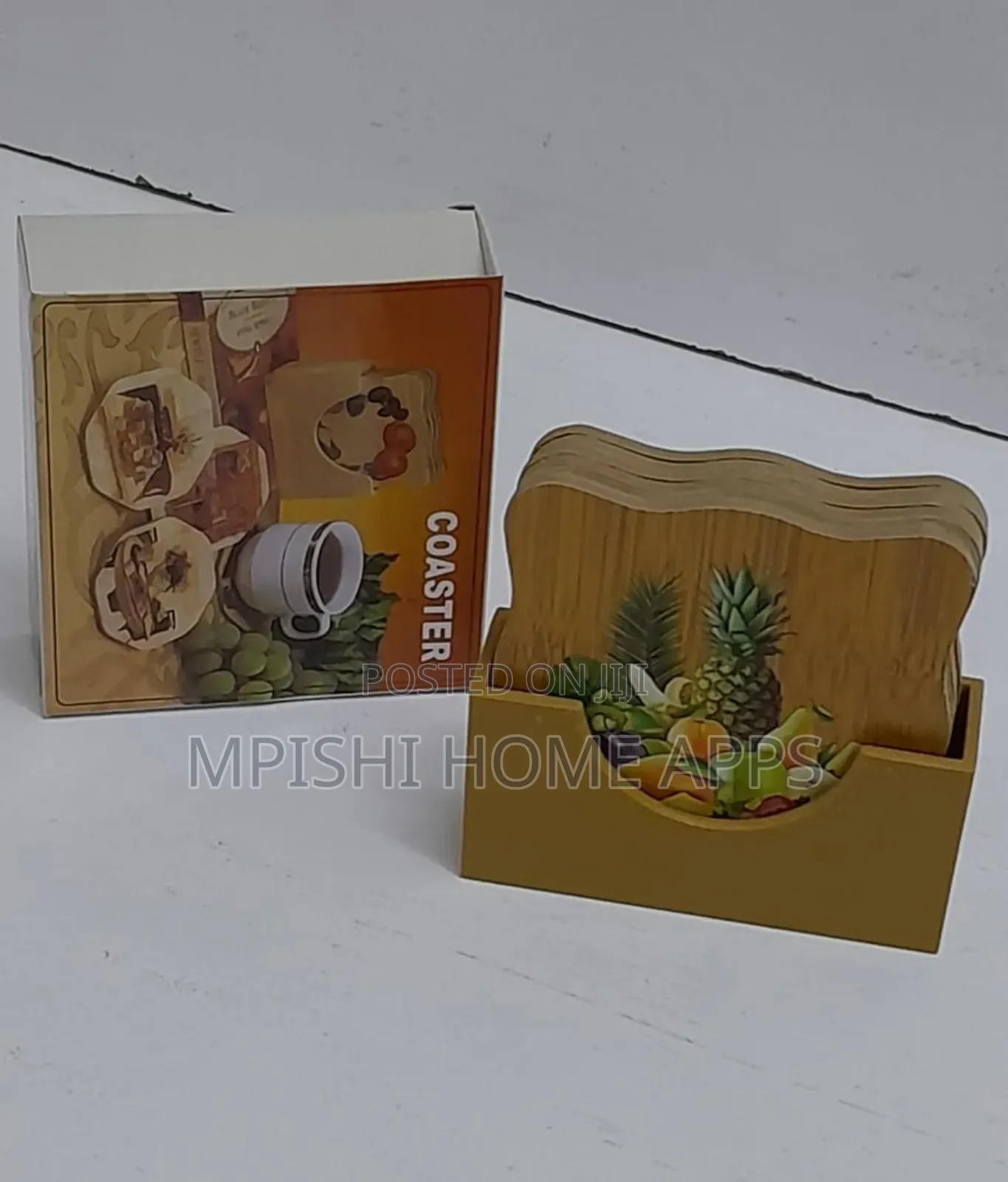 6 PCS Coasters With Stand