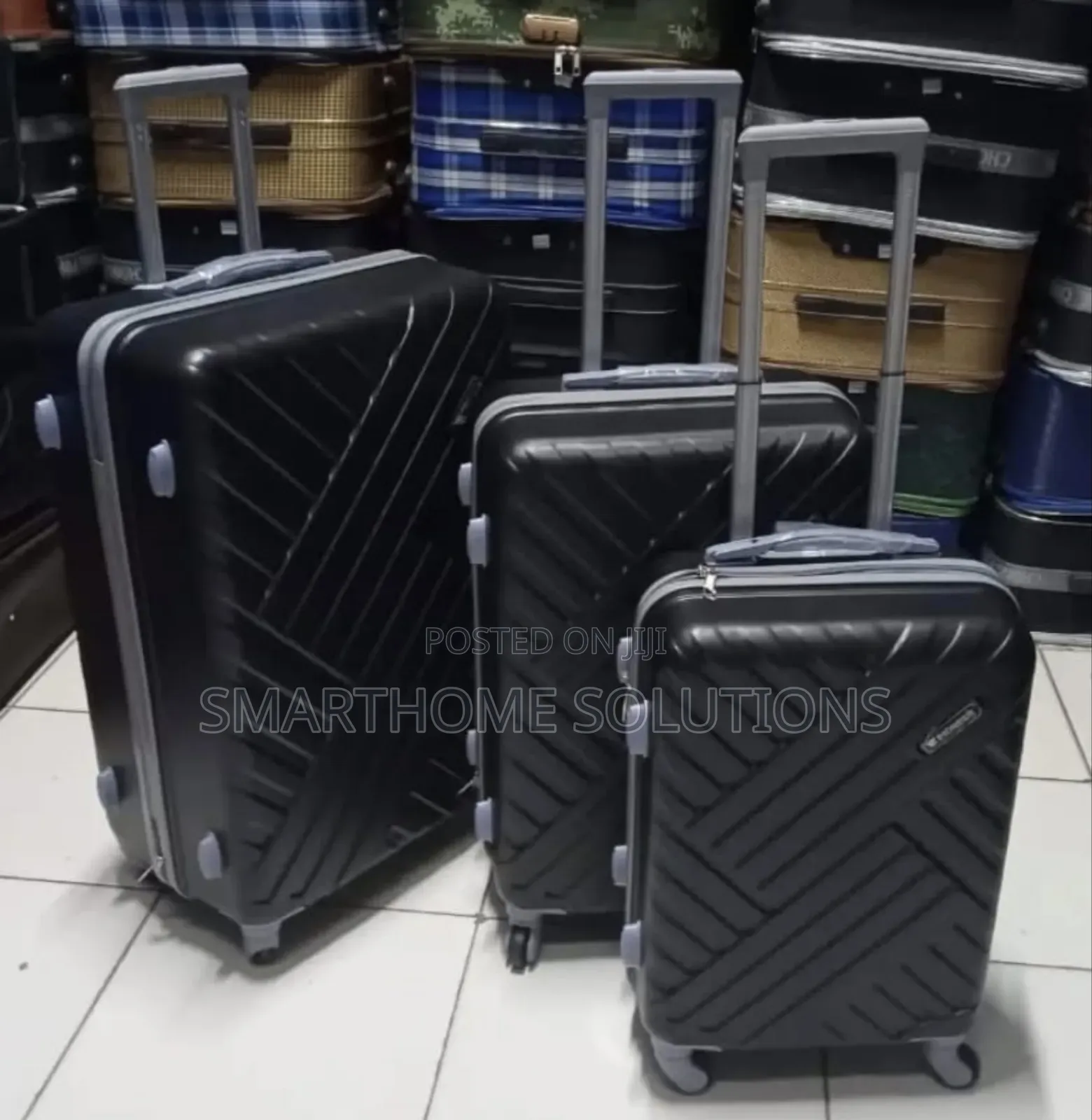 3in1 Unbreakable Luxurious Rubber Suitcase