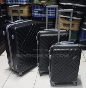 3in1 Unbreakable Luxurious Rubber Suitcase