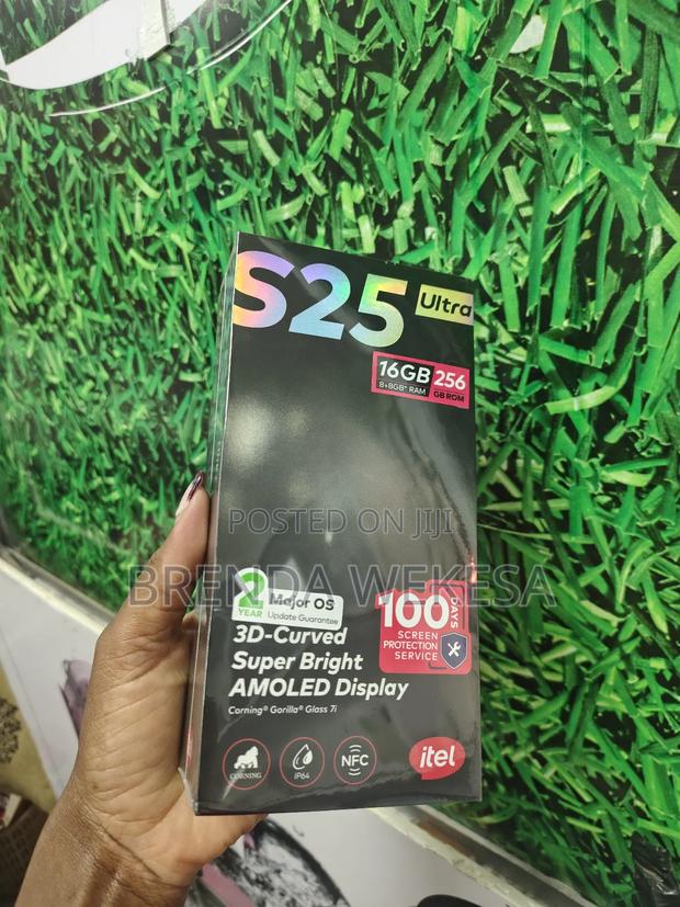 New Itel S25 Ultra 256 GB Black