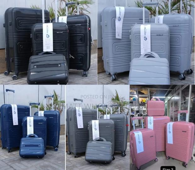 Fashion 4 in 1 Unbreakble Laxurious Rubber Suitcase Briefcase - thumbnail 2