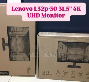 Lenovo 32 Inch Monitor L32p-30 31.5" Uhd Monitor Availabl