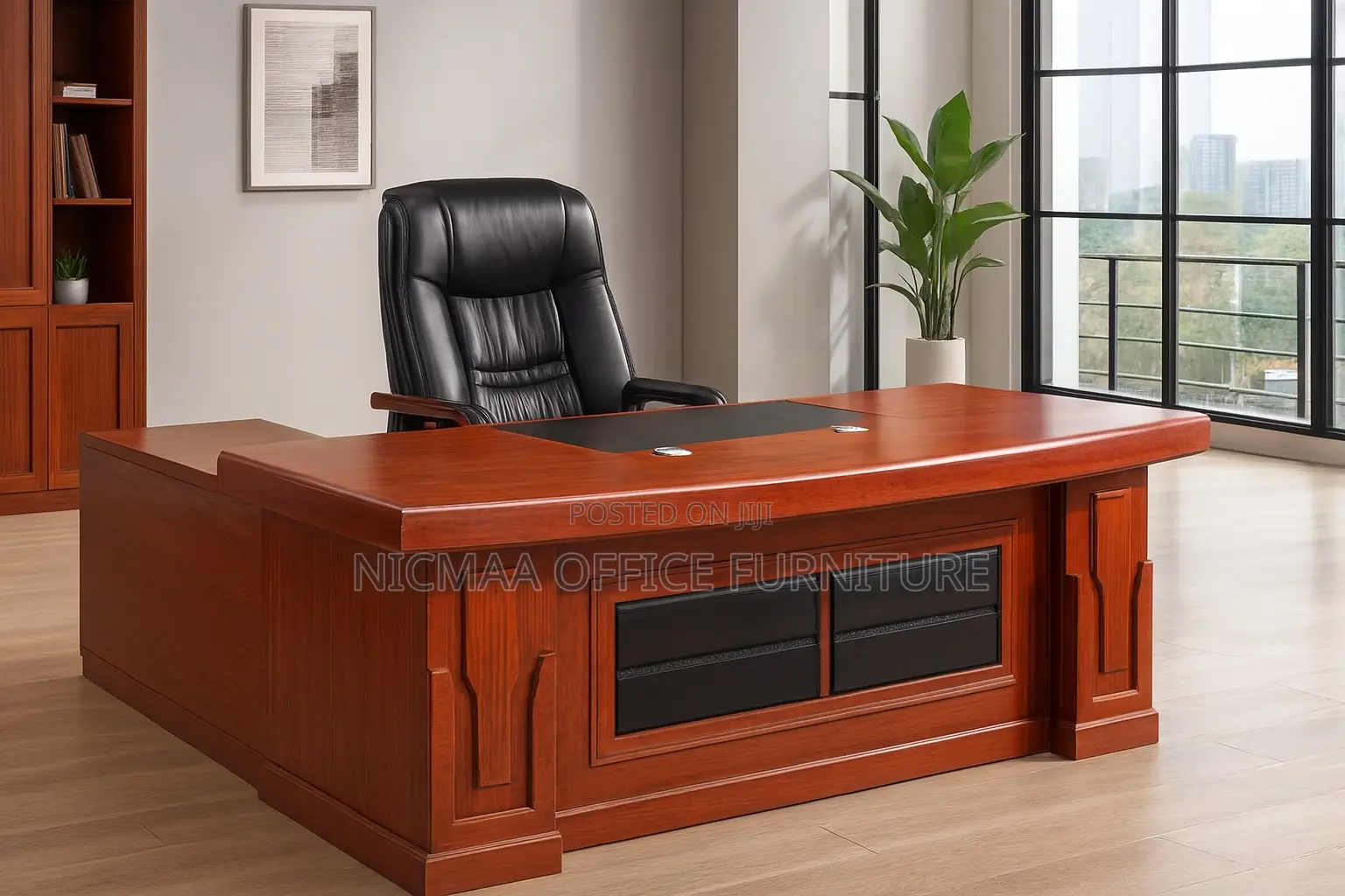 2.2m Modern Ergonomic Executive Desk