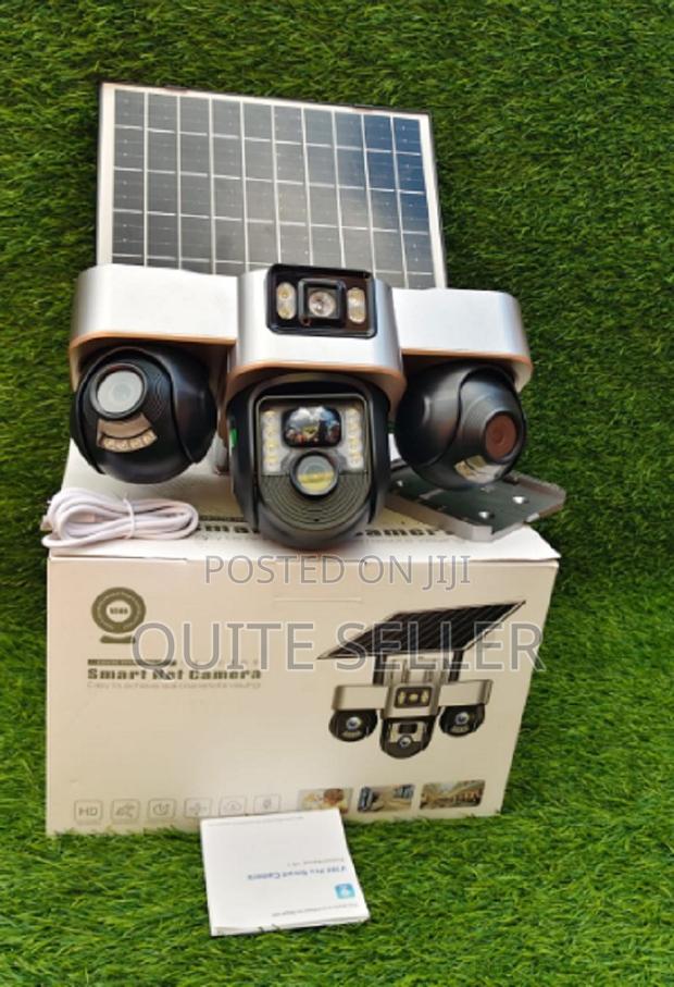 Intelligence V380 Triple Lens Outdoor Smart Wireless CCTV Camera