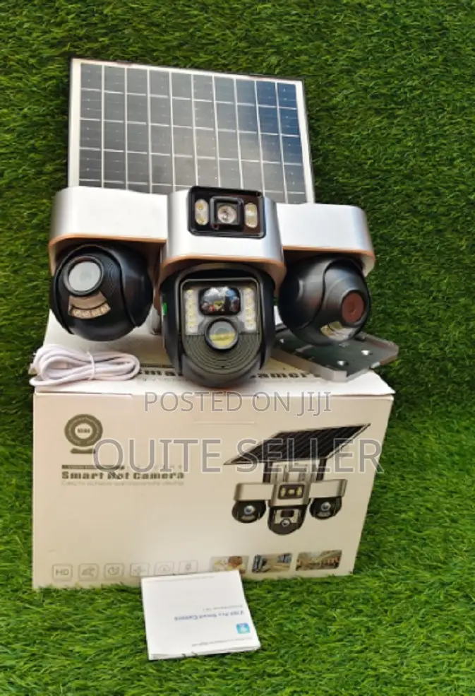 Intelligence V380 Triple Lens Outdoor Smart Wireless CCTV Camera