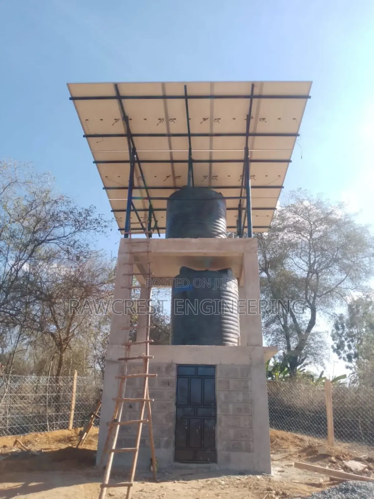 Water Tank Platform  And Solar Structure