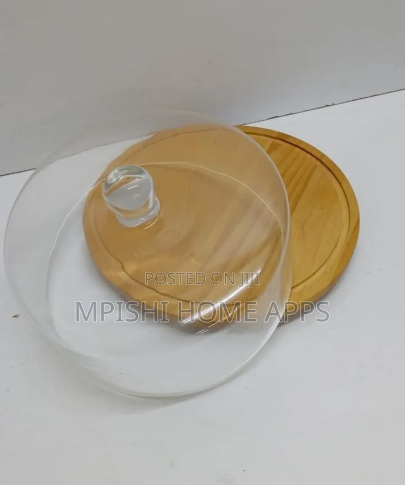 Doom Shape Glass Cake Cover 28cm