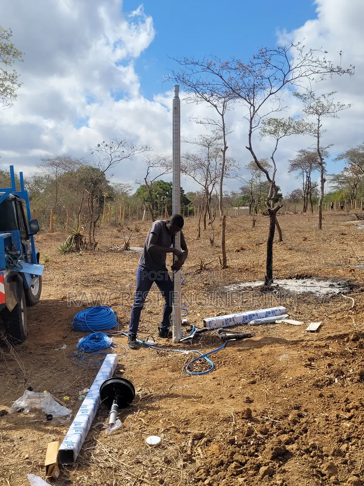 Borehole Equipping  -water Pump Installation