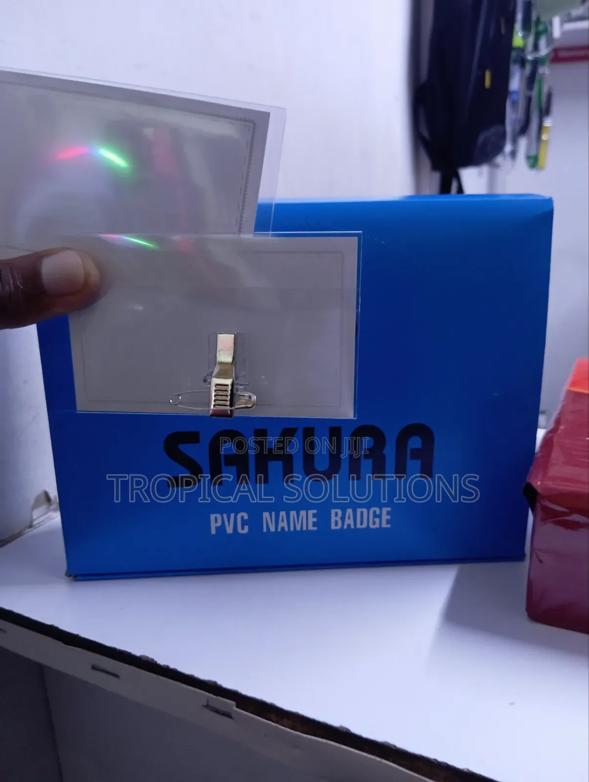 Sakura PVC Name Badge Available